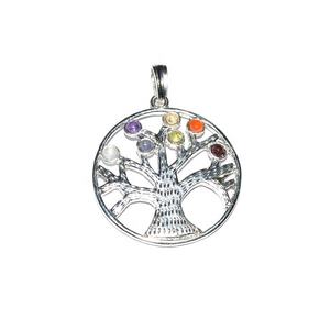 Pendentifs Pentagramme Chakra Disc pendentif pierre de guérison gravé - Product Image 2