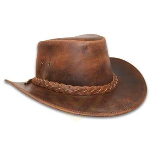 Sombrero de Vaquero de Cuero en Colores Personalizados para Viajes y Uso al Aire Libre, Estilo Moderno para las Cuatro Estaciones - Product Image 3