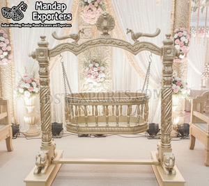 Cuna de Madera Divina para Bebé para Ceremonia de Bautismo, Compre la Cuna de Bebé Plateada de Lujo Más Vendida, Cuna Premium para Ceremonia - Product Image 4