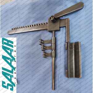 ชุดเครื่องมือผ่าตัดหัวใจและหลังคุณภาพสูง พร้อมใบมีดรูปตัวยู 3 ใบ ขนาด 100 มม. × 20 มม. ใบมีดแบบกรงเล็บ ที่ขยายซี่โครง แบบใช้มือ - Product Image 4