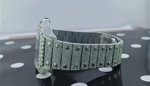 Moissanite Iced Out Luxury Diamond Quartz <b>Watch</b> Automatic VVS Bust Down <b>Wrist</b> <b>Watch</b> Hip Hop <b>Men's</b> Diamond <b>Watch</b> - Product Image 2