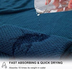 ชุดผ้าขนหนูอาบน้ำขนาดใหญ่พิเศษ ชุดผ้าขนหนูไมโครไฟเบอร์ ซึมซับน้ำได้ดี แห้งเร็ว นุ่มพิเศษ สำหรับห้องน้ำ - Product Image 2