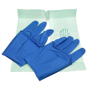 Gants chirurgicaux en latex jetables stériles texturés pour examen médical, épaisseur 6 mil, emballage OEM en gros pour hôpitaux - Product Image 4