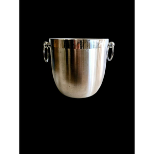 Hammered Aluminum Beverage Tubs Stainless Steel Wine Bottle <b>Cooler</b> for Parties and Bars Elegant Metal <b>Ice</b> Bucket Tub Supplies - Product Image 2