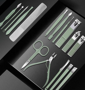 Professional Luxurious <b>Manicure</b> <b>Kit</b> with Stainless Steel Tools Portable 7 in 1 Nail Care Set for Adults - Product Image 4