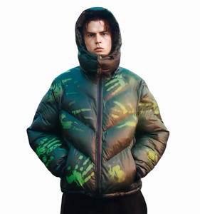 Fabricante de Chaquetas Acolchadas para Hombre al por Mayor, Chaqueta de Invierno Estilo Urbano, Tejido Térmico Reactivo al Calor, Cremallera Frontal Personalizada - Product Image 1