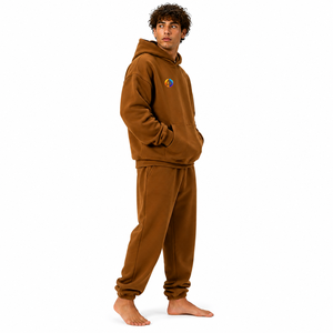 Traje de lana extragrande para hombre, hecho de material de lana cálido, cómodo, de ajuste holgado, tacto suave y calor acogedor para uso casual. - Product Image 2