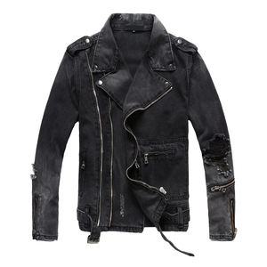Veste en jean pour homme, dernière mode, prix abordable, style tendance, vente chaude, impression de logo personnalisé, broderie sur le devant - Product Image 1