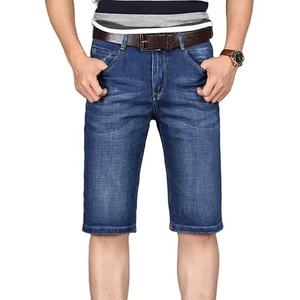 2026 Custom High-Street Fashion Denim Shorts 100% Cotton Loose-Fit Waterproof Casual <b>Jean</b> Shorts For <b>Men</b> Reasonable Price - Product Image 2