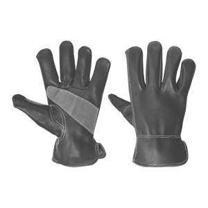 Gants de travail en cuir de vachette grainé de haute qualité, résistants à la chaleur et aux étincelles, pour le jardinage - Product Image 2