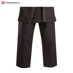 ศิลปะการต่อสู้ชุดกีฬาชุดคาราเต้สำหรับผู้ใหญ่ฝึกสวมใส่ด้วยเข็มขัดสีเดียวกัน - Product Image 3