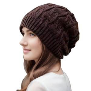 Otoño Invierno Unisex 100% gorro de punto de lana gorro suave cálido sólido con impresión Digital playa-apropiado para hombres mujeres para viajes - Product Image 1