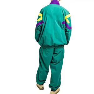 High Quality Customized Printed Breathable Men's Windbreaker Tracksuit Set with Full Custom Logo Hooded Long Pant & Full Sleeves - Product Image 6