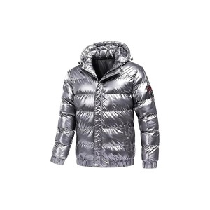 New Arrival <b>Men's</b> Warn Winter Shiny Quilted Puffer <b>Jacket</b> Windbreaker Padded Thick Hooded Bubble Padded <b>jacket</b> for <b>men</b> - Product Image 5