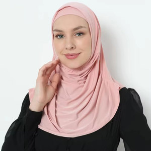 ฮิญาบแบบเรียบง่าย ดีไซน์สวยสง่า สวมใส่สบาย ระบายอากาศได้ดี ผลิตจากผ้าสแปนเด็กซ์ เหมาะสำหรับใช้ในชีวิตประจำวันสำหรับผู้หญิง - Product Image 1