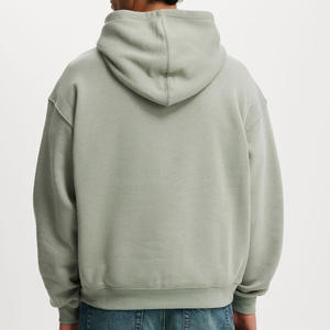 Sudadera con Capucha Casual para Hombre, 65% Poliéster 35% Algodón, 500 Gsm, Corte Cuadrado, Tejido Francés, Estilo Puff, Otoño, Color Sólido, OEM - Product Image 3