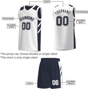Camisetas de Baloncesto Reversibles de Alta Calidad, Uniformes Personalizados para Equipos, Sublimación Completa, 100% Poliéster, Ropa con Logotipo Personalizado - Product Image 2