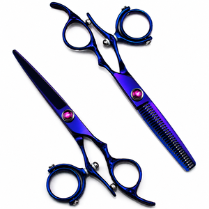 Tijeras de Corte de Cabello Rectas con Rotación de 720 Grados, Tijeras Giratorias de Acero Inoxidable para Mano Derecha - Product Image 6