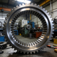 Pièces de rechange pour machines industrielles, anneau d'engrenage interne de grand diamètre, usinage CNC sur mesure, réducteur planétaire
