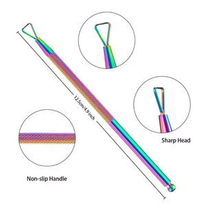 Stainless Steel & PU Leather Luxurious Professional Manicure Pedicure Tools Kit 3-Piece <b>Set</b> - Product Image 5