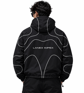 Premium Unisex Windbreaker <b>Jacket</b> Water Resistant Outdoor Sportswear Lightweight Hooded Running Training Hiking Travel <b>Jacket</b> - Product Image 4