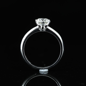 Anillos Clásicos de Plata de Ley 925 con Moissanita VVS D de 1 Quilate y 6 Garras, Certificados para Compromiso, Modelo HNJ587, Joyas Pahal, Superventas - Product Image 6