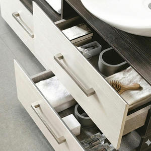 Poignées de porte de placard de salle de bain et boutons de commode modernes en alliage de zinc pour tiroirs - Meubles durables et éco-responsables - Product Image 5