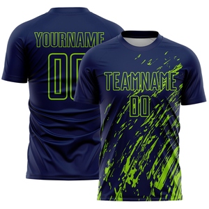 Vente en gros directe OMMIZ INDUSTRY, maillot de football personnalisé en sublimation or noir-rouge - Product Image 3