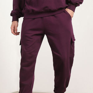 Conjunto de Dos Piezas a la Moda para Hombre, Diseño Personalizado, Color Sólido, Hombros Caídos, Chándal Transpirable y Resistente, del Mejor Fabricante de Ropa - Product Image 6