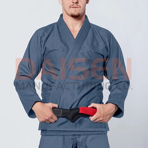 Kimono de BJJ bleu pour homme, 100% coton, vêtements d'arts martiaux durables, coupe classique, taille adulte - Product Image 5