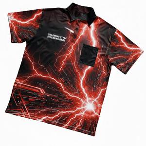 Camiseta de Polo Personalizada para Dardos, Camisetas de Dardos Sublimadas - Product Image 1