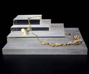 Elegant Acrylic Jewelry Block <b>Stand</b> Stylish Display Solution Showcase Precious Accessories Enhance Decor Modern Sophistication - Product Image 1