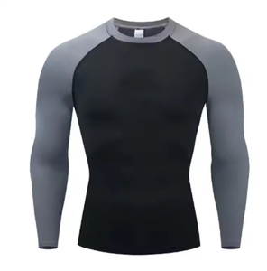 Camiseta de Compresión de Manga Larga para Hombre, Protección UV, Secado Rápido, para Natación, Surf, Buceo, Ropa de Playa, Logotipo Personalizado, Venta al Por Mayor - Product Image 5