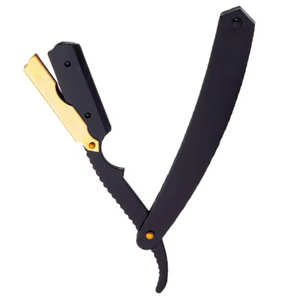 Top Selling Professional Barber Straight Razor Stainless Steel Anti-Rust Plastic Handle A+ Grade Quality Grooming Tool for <b>Men</b> - Product Image 4