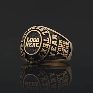 Anillo de Graduación Universitario BOJ MCollege Ring 020 Personalizado en Plata con Diamantes, Unisex, Certificado por GIA, Micro, Bajo Precio - Product Image 1