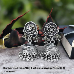 Pendientes de Moda de Aleación en Tono Dorado AER 335 B, Regalo Perfecto - Product Image 2
