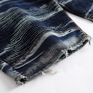 Wholesale Streetwear Vintage Washed Ripped Denim <b>Jean</b> Shorts Manufacturer Custom Baggy Blank <b>Jeans</b> Short <b>Men</b> OEM Serviced - Product Image 3