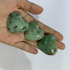 Cœur en Chrysoprase Vert Naturel 3,5 cm – Cristal pour la Guérison et de Magnifiques Décorations d'Intérieur - Product Image 3