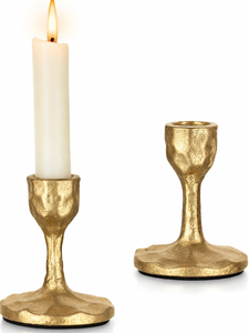 Luxury Iron Handmade Lead Free Candle Holder Set | Modern Hammered Iron <b>Candlestick</b> Holder Home Decor Wedding Easter Christmas - Product Image 6