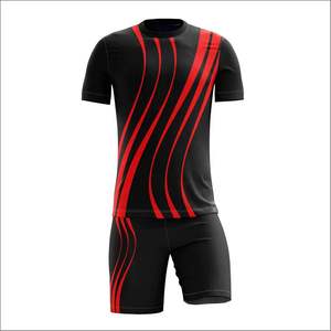Maillot de football respirant pour homme à manches courtes, uniforme de sport confortable de haute qualité, vente en gros - Product Image 2
