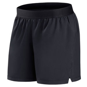 Shorts décontractés pour hommes, couleur unie, séchage rapide, taille élastique, mi-haute, tricotés, 100 % polyester - Product Image 5