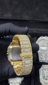 Pass Diamond Tester Hip Hop <b>Iced</b> <b>Out</b> Automatic Jewelry <b>Watch</b> Luxury Stainless Steel Mechanical Buss Down VVS Moissanite <b>Watch</b> - Product Image 5