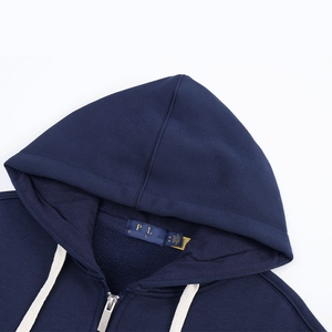 Sudadera con capucha de mezclilla pesada con cremallera y bordado de algodón casual para hombre, de fabricante DenimTears - Product Image 2