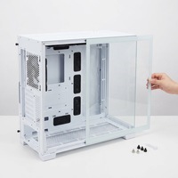 Boîtier PC Gaming Panoramique Vue Mer en Gros, Double Verre Trempé, Châssis de Bureau MATX Mid-Tower, Cabinet d'Ordinateur d'Usine