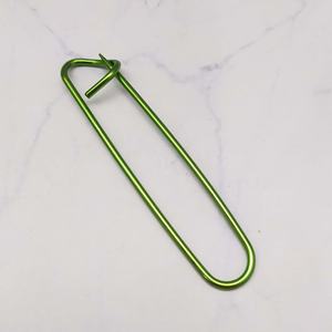 Soportes para puntadas de tejer, soporte para puntadas de hilo, juego de seguridad, aleación de aluminio para tejer nociones/ganchillo de 9cm de largo - Product Image 1