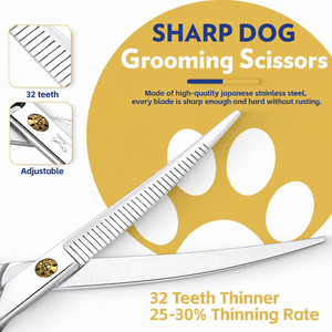 Ciseaux professionnels pour toilettage des animaux, pour couper les poils des animaux, ciseaux de toilettage pour une coupe lisse et facile, professionnels - Product Image 4