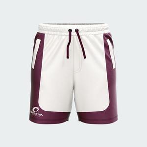 Shorts de sport pour hommes sur mesure 2026, couleur unie, avec poches avant, logo personnalisé, en toile respirante à séchage rapide, avec cordon de serrage - Product Image 4