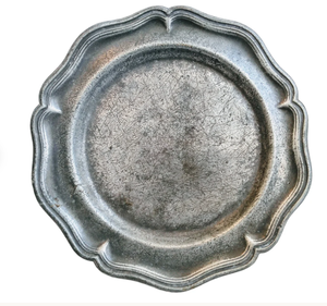 Assiette de présentation rustique en métal, style vintage, pour service de repas lors de réceptions de mariage – Offre Spéciale - Product Image 1