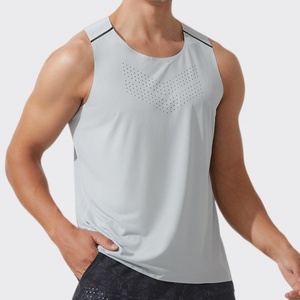 MILIENZ SPORTS APPAREL Débardeur Homme Color Block Col Montant Respirant Tricoté 100% Coton Imprimé Léopard Numérique Formel - Product Image 1