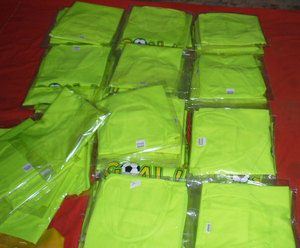 FL Yellow Football <b>Training</b> <b>Bib</b> – High Visibility Mesh Vest - Product Image 2